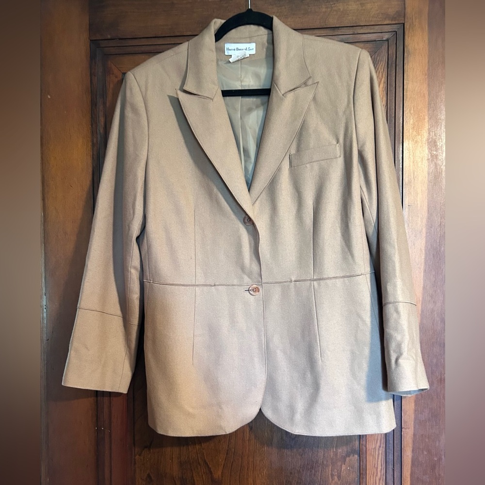 Harve Benard Tan Women's Blazer